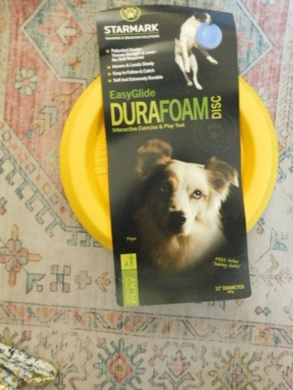 Starmark Easy Glide Durafoam Disc Dog  Interactive Play Tool 11" Diameter NWT